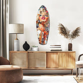 Marilyn Monroe The Shiniest Star Glass Wall Art